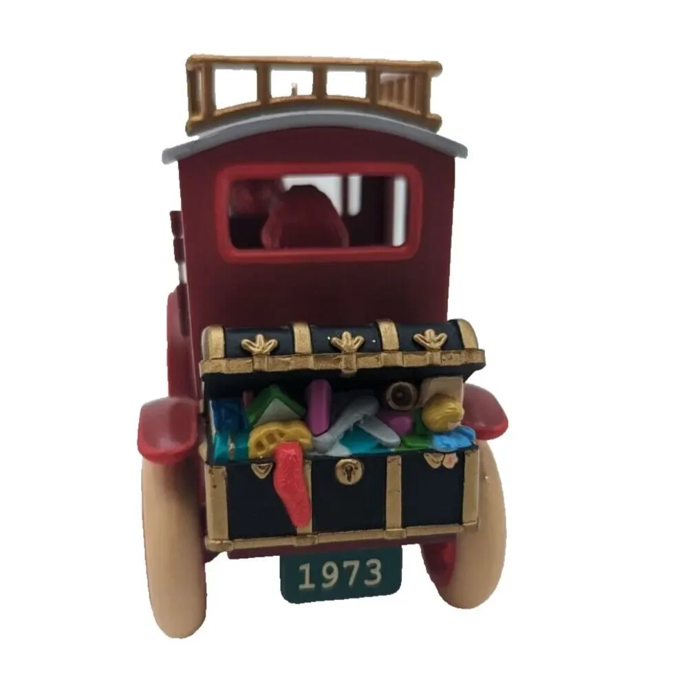 1993 Hallmark Keepsake Ornament Shopping With Santa Here Comes Santa Anniversary